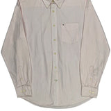 Tommy Hilfiger Striped Shirt - Small Pink Cotton