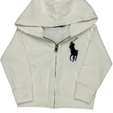Age 2 Polo By Ralph Lauren Hoodie - 2XS White Cotton