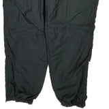 Reebok Tracksuit - Large Black Nylon
