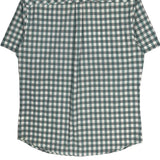 Levis Checked Short Sleeve Shirt - XL Green Cotton