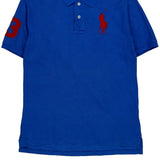 Big Pony #3 Polo By Ralph Lauren Polo Shirt - Small Blue Cotton