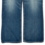 Bke Boot Cut Jeans - 33W 32L Blue Denim