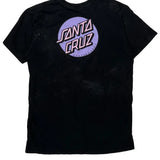 Santa Cruz Graphic T-Shirt - Small Black Cotton