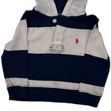 Age 1.5 Polo By Ralph Lauren Striped Rugby Shirt - 2XS Navy Cotton