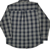 Chaps Ralph Lauren Checked Shirt - XL White Cotton Blend