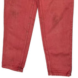 Made In USA Levis Jeans - 30W 28L Red Cotton