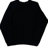 90S Blank Ultra Fleece Sweatshirt - Small Black Cotton Blend