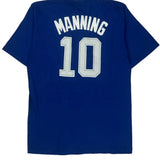 Giants Reebok Nfl T-Shirt - Small Blue Cotton