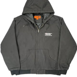 Professional Roofing Authorized Contractor Corner Stone Jacket - Large Black Cotton Blend
