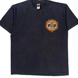 Motorcycles Harley Davidson Graphic T-Shirt - XL Black Cotton