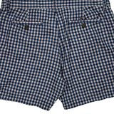 Tommy Hilfiger Checked Chino Shorts - 36W 10L White Cotton