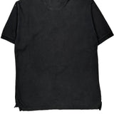 Chaps Ralph Lauren Polo Shirt - Large Black Cotton