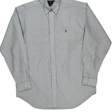 Blake Shirt Ralph Lauren Striped Shirt - Medium Blue Cotton