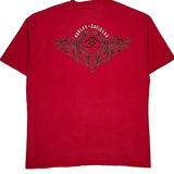 Hawkeye Harley-Davidson Coralville, Ia Harley Davidson Graphic T-Shirt - 2XL Red Cotton