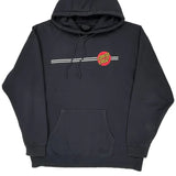 Santa Cruz Hoodie - XL Black Cotton Blend