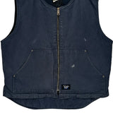 Walls Workwear Vest - Large Blue Cotton