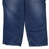 Carhartt Carpenter Pants - 37W 32L Blue Cotton
