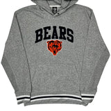 Chicago Bears Nfl Football Hoodie - Medium Gray Cotton Blend