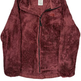 The North Face Fleece Jacket - XL Burgundy Polyester