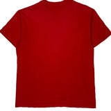 Ohio State Hanes Single Stitch T-Shirt - Large Red Cotton