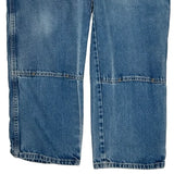 Dickies Double Knee Jeans - 36W 30L Blue Cotton