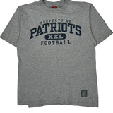 Patriots Reebok Nfl T-Shirt - Medium Grey Cotton