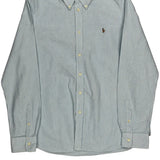Ralph Lauren Striped Shirt - XL Blue Cotton