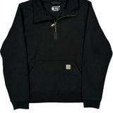 Carhartt 1/4 Zip - Large Black Cotton