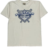Single Stitch Alore Graphic T-Shirt - Medium Blue Cotton