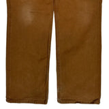 Carhartt Double Knee Carpenter Pants - 33W 32L Brown Cotton