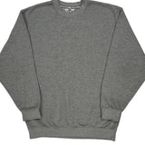 Blank Pro Club Sweatshirt - Large Grey Cotton Blend
