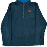 The North Face Fleece - Large Blue Polyester