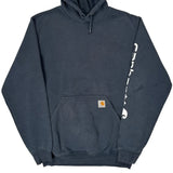 Loose Fit Carhartt Hoodie - Small Blue Cotton