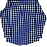 Wrangler Tall Shirt - Large Blue Cotton Blend