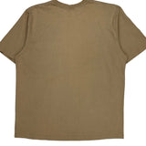 Carhartt T-Shirt - Large Brown Cotton