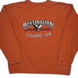 Destination Tigard, Or Harley Davidson Sweatshirt - 3XL Orange Cotton
