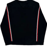 Tommy Hilfiger Spellout Long Sleeve T-Shirt - Large Black Cotton