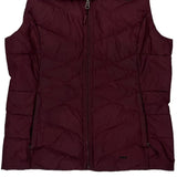 The North Face Gilet - Medium Burgundy Polyester