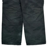 Made In USA Carhartt Double Knee Carpenter Pants - 29W 30L Black Cotton