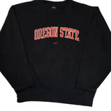Oregon State Nike College Sweatshirt - Large Black Cotton