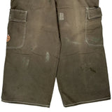 Hip Hop Breakdown Cargo Shorts - 34W 26L Brown Cotton