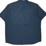 Carhartt Short Sleeve Shirt - 2XL Blue Cotton
