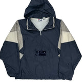Fila Windbreaker - XL Navy Nylon