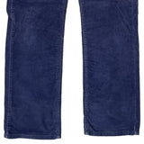 Levis Slim Cord Pants - 31″ Waist Blue Cotton Blend