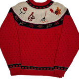 Woolrich Autumninal Cardigan - Medium Red Wool