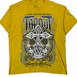 Simply Believe Tap Out Graphic T-Shirt - 2XL Yellow Cotton