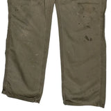Loose Original Fit Carhartt Carpenter Trousers - 30W 36L Khaki Cotton