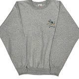 Donald Duck Disney Cartoon Sweatshirt - Medium Grey Cotton