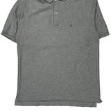 Tommy Hilfiger Polo Shirt - XL Grey Cotton