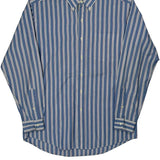 Ralph Lauren Striped Shirt - Medium Blue Cotton